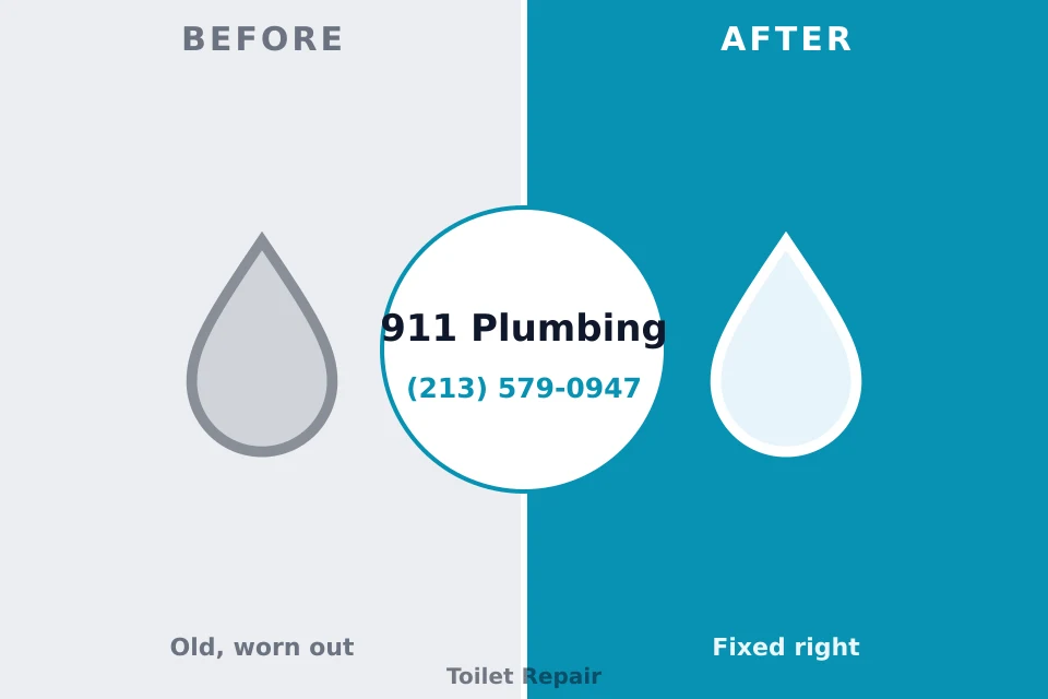 Before and after: plumbing repair Franklin Park, PA